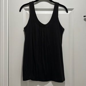 J Crew flowy black tank